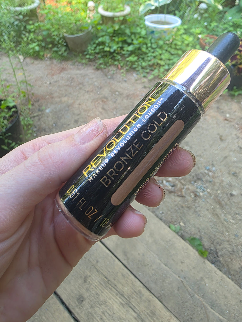 Makeup Revolution Liquid Highlighter - Bronze Gold