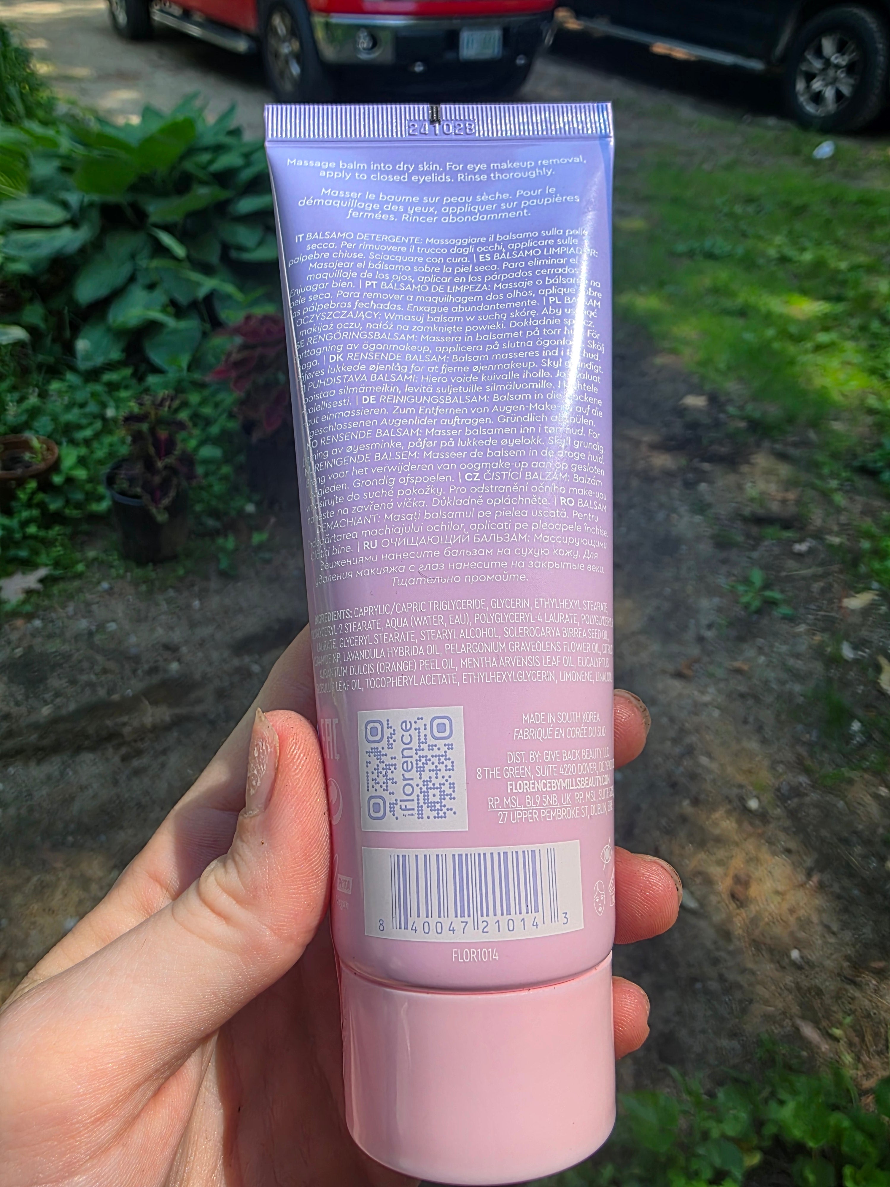 Florence by Mills Clear Canvas Milky Oil Cleansing Balm